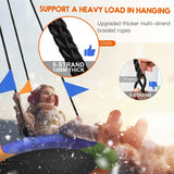 PACEARTH 40 Inch Saucer Tree Swing Flying 660lb Weight Capacity