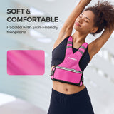 PACEARTH Adjustable Weight Vest 4-10lbs / 11-20lbs / 20-32lbs Pink