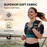 PACEARTH Weighted Vest with Arm Strap Phone Pouch and  Reflective Stripe 4lbs-30lbs