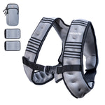 PACEARTH Weighted Vest with Arm Strap Phone Pouch and  Reflective Stripe 4lbs-30lbs