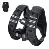Pacearth Weighted Vest with Arm Strap Phone Pouch and  Reflective Stripe 4lbs-30lbs