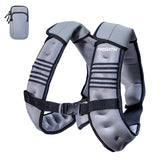 10 LBS Pacearth Weighted Vest for walking,Body Weight Vests for Women, Men with Arm Strap Phone Pouch