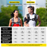 Weighted Vest with Arm Strap Phone Pouch and  Reflective Stripe Grey