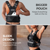 PACEARTH Adjustable Weight Vest 4-10lbs / 11-20lbs / 20-32lbs