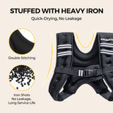 PACEARTH Weighted Vest with Arm Strap Phone Pouch and  Reflective Stripe 4lbs-30lbs