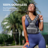 PACEARTH Adjustable Weight Vest 4-10lbs / 11-20lbs / 20-32lbs Grey