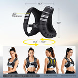 10 LBS Pacearth Weighted Vest for walking,Body Weight Vests for Women, Men with Arm Strap Phone Pouch