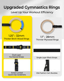 Gymnastics Rings 32mm Wooden Olympic Rings Set with Gift Box