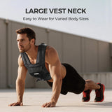 Weight-Adjustable Vest with Add-on Iron Blocks for Hardcore Strength Training 35lb/44lb