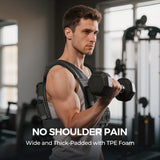 Weight-Adjustable Vest with Add-on Iron Blocks for Hardcore Strength Training 35lb/44lb