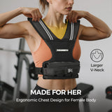 Weight-Adjustable Vest with Add-on Iron Blocks for Hardcore Strength Training 20lb/22lb