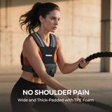 Weight-Adjustable Vest with Add-on Iron Blocks for Hardcore Strength Training 20lb/22lb