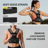 Weight-Adjustable Vest with Add-on Iron Blocks for Hardcore Strength Training 20lb/22lb