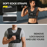 Weight-Adjustable Vest with Add-on Iron Blocks for Hardcore Strength Training 35lb/44lb