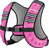 Pacearth Weighted Vest with Arm Strap Phone Pouch and  Reflective Stripe 4lbs-30lbs