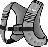 Pacearth Weighted Vest with Arm Strap Phone Pouch and  Reflective Stripe 4lbs-30lbs