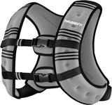 Pacearth Weighted Vest with Arm Strap Phone Pouch and  Reflective Stripe 4lbs-30lbs