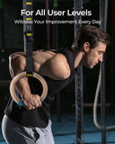 Gymnastics Rings 32mm Wooden Olympic Rings Set with Gift Box