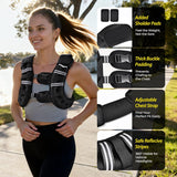 20 LBS Weighted Vest Pacearth,for walking,Body Weight Vests for Women, Men with Arm Strap Phone Pouch