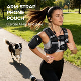 PACEARTH Weighted Vest with Ankle Weight Set and Arm Strap Phone Pouch and Reflective Stripe