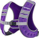 Pacearth Weighted Vest with Arm Strap Phone Pouch and  Reflective Stripe 4lbs-30lbs