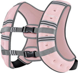 Pacearth Weighted Vest with Arm Strap Phone Pouch and  Reflective Stripe 4lbs-30lbs