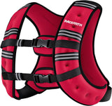 Pacearth Weighted Vest with Arm Strap Phone Pouch and  Reflective Stripe 4lbs-30lbs