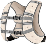 Pacearth Weighted Vest with Arm Strap Phone Pouch and  Reflective Stripe 4lbs-30lbs