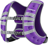 Pacearth Weighted Vest with Arm Strap Phone Pouch and  Reflective Stripe 4lbs-30lbs