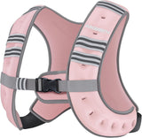 Pacearth Weighted Vest with Arm Strap Phone Pouch and  Reflective Stripe 4lbs-30lbs